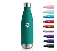 Garrafa Termica 500ml, Botella Termo Reutilizable y A Prueba de Fugas, Botella Agua Acero Inoxidable sin BPA, Botella Termica con Doble Pared para Oficina, Escuela, Deporte, Senderismo, Aire Libre