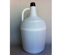 Garrafon cristal funda plastica blanca 5 Lt