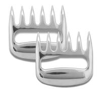 Garras de carne de acero inoxidable, garras de oso Trituradora de carne Garras de trituradora de carne de cerdo para triturar Manipulación y tallado de alimentos del asador ahumador o olla de barro, e