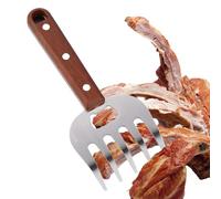 Garras de carne de mango cómodo,Garras de cerdo deshilachadas fácilmente trituradas | Acero inoxidable grueso herramienta para cocinar barbacoa pollo carne de res para padre cocina familiar