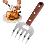 Garras para pelar carne con mango cómodo - Garras para cerdo tirado - Tenedor de acero inoxidable para carne de vacuno y pollo para marido y padre