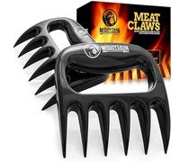 Garras trituradoras de carne - 2 Garras para desmenuzar carne de cerdo a la perfección - Para barbacoa, ahumador, o parrilla - Desmenuza la carne sin quemarte las manos (Negro)