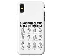 Garras y Dientes estéticos de Dinosaurios - Arte de anatomía fósil Carcasa para iPhone X/XS
