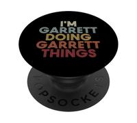 Garrett Name Garrett Personalized Name First Given PopSockets PopGrip Adhesivo