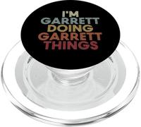 Garrett Name Garrett Personalized Name First Given PopSockets PopGrip para MagSafe