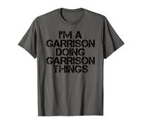 GARRISON Divertido apellido árbol genealógico cumpleaños reunión regalo Camiseta
