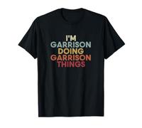 Garrison Name Garrison Personalized Name First Given Camiseta