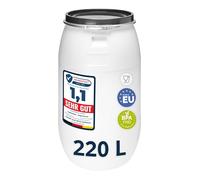 Garronda Barril Alimentario 220 L Boca Ancha Blanco GD-0078