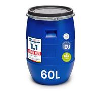 Garronda Barril Alimentario 60 L Boca Ancha Azul GD-0078