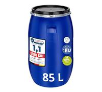 Garronda Barril Alimentario 85 L Boca Ancha Azul GD-0078