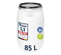 Garronda Barril Alimentario 85 L Boca Ancha Blanco GD-0078