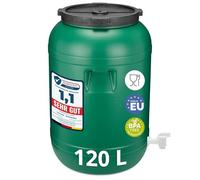 Garronda Barril HDPE sin BPA con grifo 120 L GD-0142, Verde