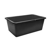 Garronda Gaveta de Obra Rectangular 80 L Plástico Negro GD-0169