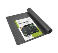 Garronda Malla Antihierbas Geotextil 150 g/m² 2x15 m 30 m² GD-0177 | Lona antihierba grande, tela geotextil extra fuerte resistente al desgarro y UV para huerto y jardín bajo grava o corteza