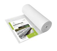 Garronda Manta Térmica para Plantas 3,2x20 m Antiheladas 17g/m² GD-0175 | Malla blanca y transpirable, velo protector para huerto e invernadero; protege plantas y árboles del frío y el viento