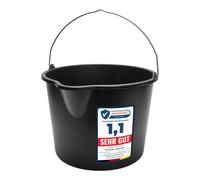 Garronda Pack 20 Cubos de Obra 20 L con Pico Vertedor GD-0168 Negro