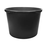 Garronda Pack de 2 Gavetas de Obra Redondas 90 L para Mortero GD-0170 Negro
