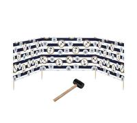 Garronda Pande Largo de privacidad de Beach Protector de Vientos de Acampada con Martillo de Goma GAEX001 (Ancla-65, 4 m)