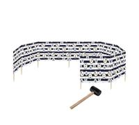 Garronda Pande Largo de privacidad de Beach Protector de Vientos de Acampada con Martillo de Goma GAEX001 (Ancla-65, 12 m)