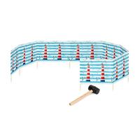 Garronda Pande Largo de privacidad de Beach Protector de Vientos de Acampada de 12 Metros con Martillo de Goma GAEX001 (Faro, 12 m)