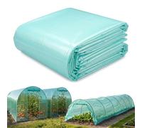 Garronda Plástico para Invernadero de Túnel 6x12 m Profesional - 3 Capas Cubierta Invernaderos Exterior Verde Translúcida 135μm Resistente al Viento UV Plástico Agrícola para Huerto y Jardín GD-0198