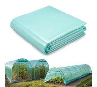 Garronda Plástico para Invernadero de Túnel 6x4 m Profesional - 3 Capas Cubierta Invernaderos Exterior Verde Translúcida 135μm Resistente al Viento UV Plástico Agrícola para Huerto y Jardín GD-0198
