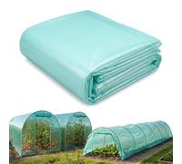 Garronda Plástico para Invernadero de Túnel 6x8 m Profesional - 3 Capas Cubierta Invernaderos Exterior Verde Translúcida 135μm Resistente al Viento UV Plástico Agrícola para Huerto y Jardín GD-0198