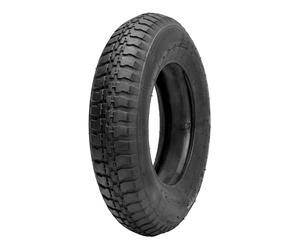 Garronda Set de Neumáticos 3.50-8 con Cámara de Aire - Rueda Resistente 375x85 mm, 2PR Neumático de Repuesto para Carretilla de Mano con Válvula, para Jardín y Obra GD-0164 (Negro)