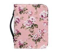 Garronmavis Constellation - Funda para Biblia con asas, diseño de lirios, duradera, con lunares, margaritas, Pinturas retro de peonías, XL-[11.2x8.0in=28.5x20.3cm], Estilo retro
