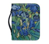 Garronmavis Constellation - Funda para Biblia con asas, diseño de lirios, duradera, con lunares, margaritas, Lirios artísticos, XL-[11.2x8.0in=28.5x20.3cm], moderno