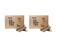 GARROTES Leña de encina para barbacoas, chimeneas, hornos y Estufas. Troncos de 30 a 40 cm. Origen Poda Ecológica. Seca y Lista para Usar. Alto Poder Calorífico. Rendimiento Superior. Cantidad: 20 Kg