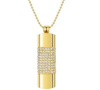 GARRULAX Memoria USB 2.0 de 16 GB/32 GB/64 GB/128 GB, memoria USB 2.0 en forma de corazón con memoria de fecha, pendrive thumb drives con cadena (oro, 32 GB)