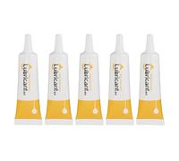 Garsent 5 Unidades de 0.35 Oz de Lubricante para Cremalleras, Resistente Al Agua, de Larga Duración, Universal, Transparente, No Mancha, Grasa para Cremalleras para Sujetadores a Presión, Piezas de