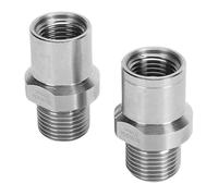 Garsent Adaptador de Pedal de Bicicleta Extensor Convertidor de Pedal de 1/2 Pulgada a 9/16 Pulgada Adaptador de Manivela de Aleación de Aluminio para Bielas de Bicicleta Compatible con la Mayoría
