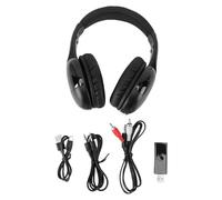 Garsent Auriculares Inalámbricos para TV con Transmisor USB, Auriculares Inalámbricos para Mirar Televisión, BT para PC, Computadora, Oficina en Casa, Micrófono Incorporado, Recargable de Baja