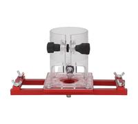 Garsent Base de Enrutador de Recortadora de Madera 2 en 1 para Máquina de Recorte de ID de 65 Mm, Soporte Compacto para Ranurar Muebles de Armario de Gabinete de Palma, Base de Cepilladora de
