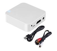 Garsent Caja de Pantalla WiFi del Coche, AV + HDMI Screen Mirroring Mirror Box Adaptador de Receptor de Enlace de teléfono Soporte Miracast DLAN Airplay, Compatible con iOS/Android/PC/TV