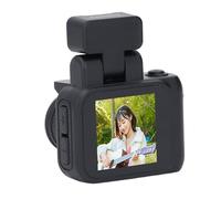 Garsent Cámara de Vídeo HD, 2MP, ángulo de 160 Grados, Cámara para Pulgar 1080P, Batería Integrada de 180mAh, Función de Luz de Flash para Fotografía Al Aire Libre (Sin Tarjeta de Memoria)