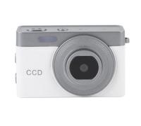 Garsent Cámara Digital con 0.96 en la Pantalla LCD 1080p Monorreflexes en Forma de Registrador de Video Portátil Compacto de CMOS Fácil de Operar, Duración de la Batería Larga (White)