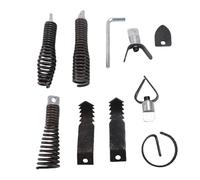 Garsent Desagüe el Accesorio de Taladro de Serpiente, Cabezales de Cortador de Combinación de Limpiador de 8 Piezas para una Máquina de Limpieza de Cable de 5/16 Pulgadas de 3/4