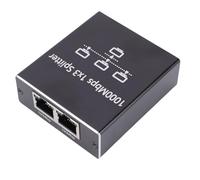 Garsent Divisor Gigabit Ethernet, Divisor de Red de Alta Velocidad de 1 a 3 1000 Mbps, Adaptador RJ45 con Cable de Alimentación USB para Varios Dispositivos de Red, Plug and Play