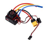 Garsent ESC sin Escobillas 60A para RC Car Boat Controlador de Velocidad Impermeable con Conector XT60, Protección contra Sobrecalentamiento y BEC Integrado para Modelos RC Escala 1/10