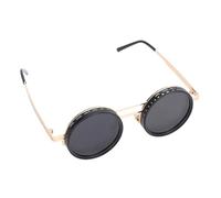 Garsent Gafas de Sol Polarizadas Redondas de Tinte Ajustable para Pesca de Buceo Comodidad y Estabilidad Mejoradas para Hombres y Mujeres Marco Dorado para PC Al Aire Libre Metal