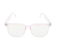 Garsent Gafas Inteligentes de IA para Hombres, Gafas de Auriculares Transparentes de Filtro de Luz Azul con Altavoces, Sonido de la Oreja Abierta, Liviano, Gafas de Bluetooth de IA para (Pink)