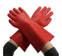 Garsent Guantes de Electricista, Guantes Eléctricos Aislantes de 10000 V, Guantes Eléctricos de Goma con Alto Voltaje para el Trabajo Eléctrico, Alcance de la Aplicación