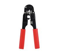 Garsent Herramienta de Engarzado Modular Portátil, Alta Seguridad, Cortes, Tiras, Engarzados 8P8C RJ45, Candado Cerrado para Almacenamiento, Aptopara Cables Trenzados