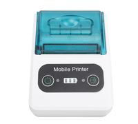 Garsent Impresora de Recibo Térmico de Bluetooth 58 Mm, Android Portable Mini Bocket Factor de Factura de Factura POS POS para Pequeñas Empresas, Compatible con Android (Verde Blanco)