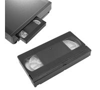 Garsent Limpiador de la Cabeza de VCR, Cleaner de Cabeza VHS, Cleaner de Cabezal de Video VHS para Jugadores de VCR VHS Tecnología Seca, Reutilizable hasta 50 Veces, No Se Requiere Líquido