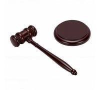Garsent Martillo de Madera para Juez, Martillo Profesional para Sala de Audiencias, Mazo de Madera de Haya para Subastas, Reuniones, Juicios Penales Civiles, Herramienta de Decisión, Procedimientos