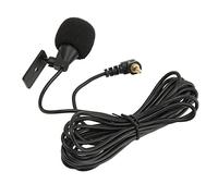 Garsent Micrófono de Automóvil, Micrófono Externo de 3.5 Mm, Micrófono Estéreo de Automóvil con Clip en Forma de U, Enchufe y Reproducción, Micrófono con Cable para la Unidad de la